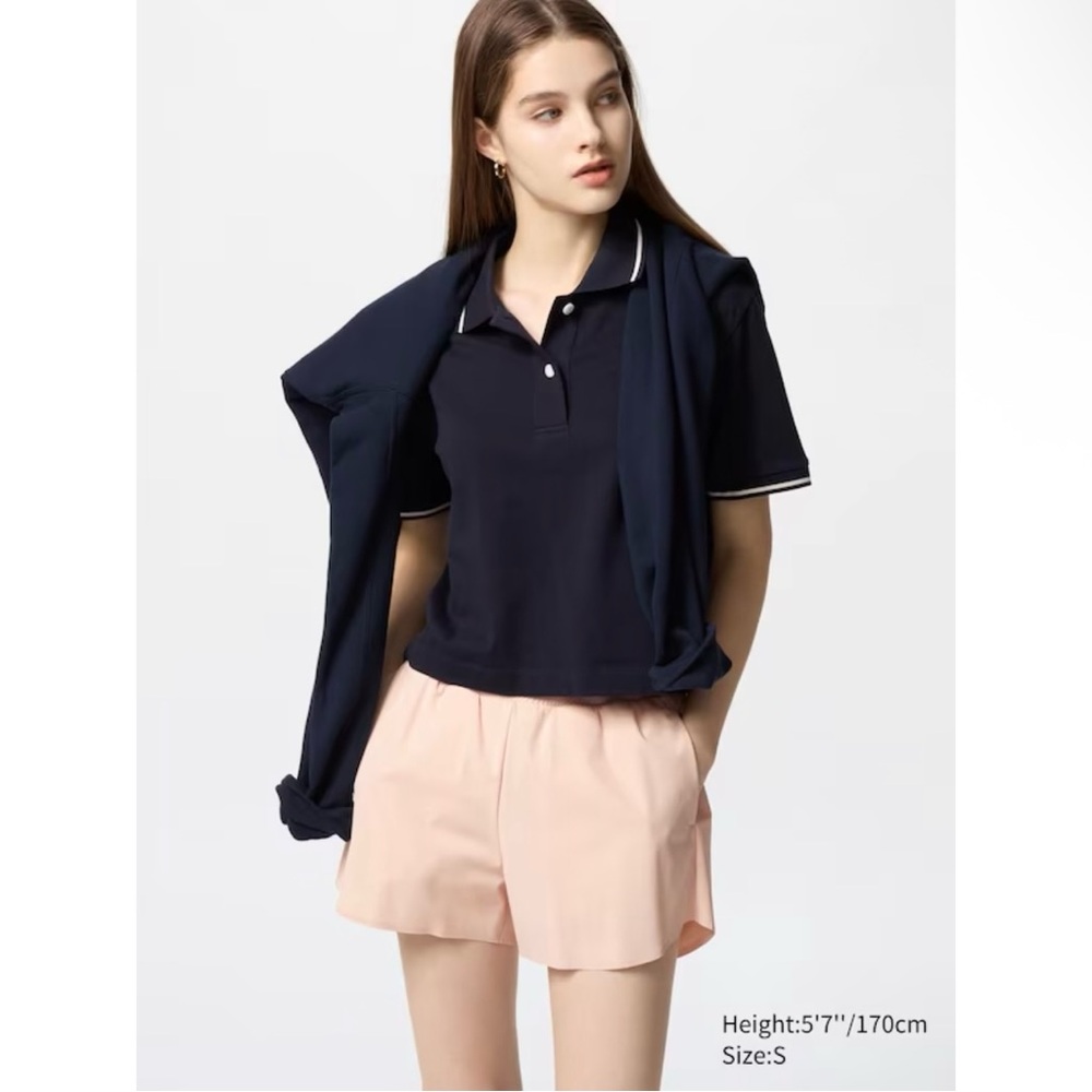 Uniqlo Ultra Stretch Active Shorts pink